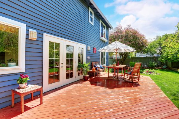 Blue Siding Installation in Champaign